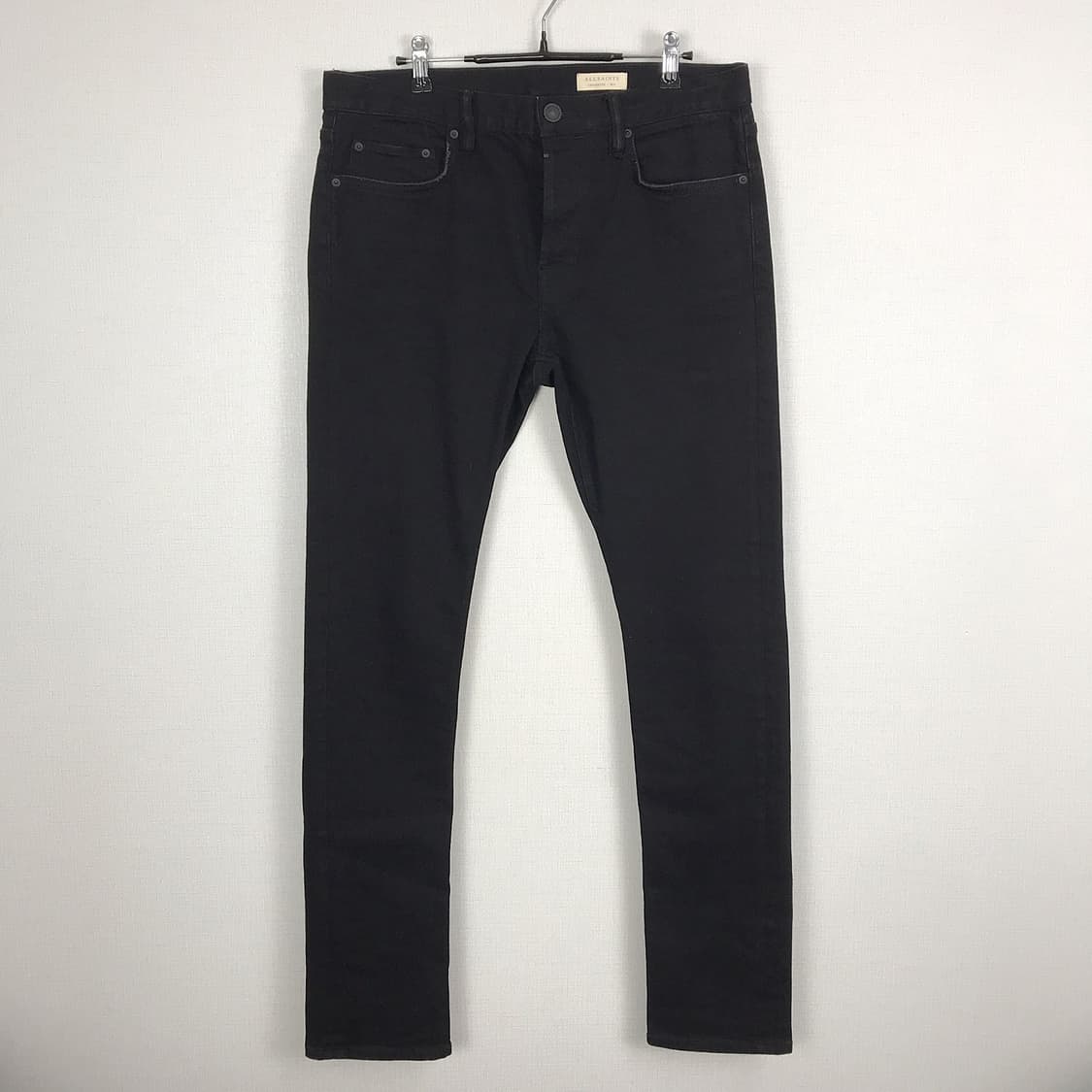 올세인츠 블랙진 스키니핏 흑청 데님 청바지 남성32-33 상품이미지1
