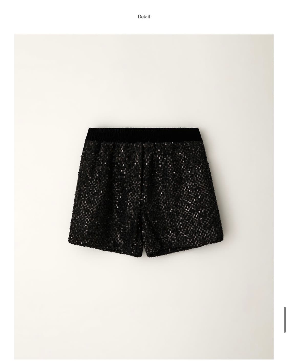 위드아웃썸머 스팽글 하프 팬츠 Spangle half pants 상품이미지3