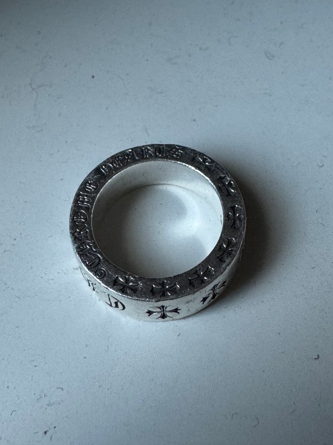 크롬하츠 스페이서 포에버링 6mm 실버 반지 상품이미지2