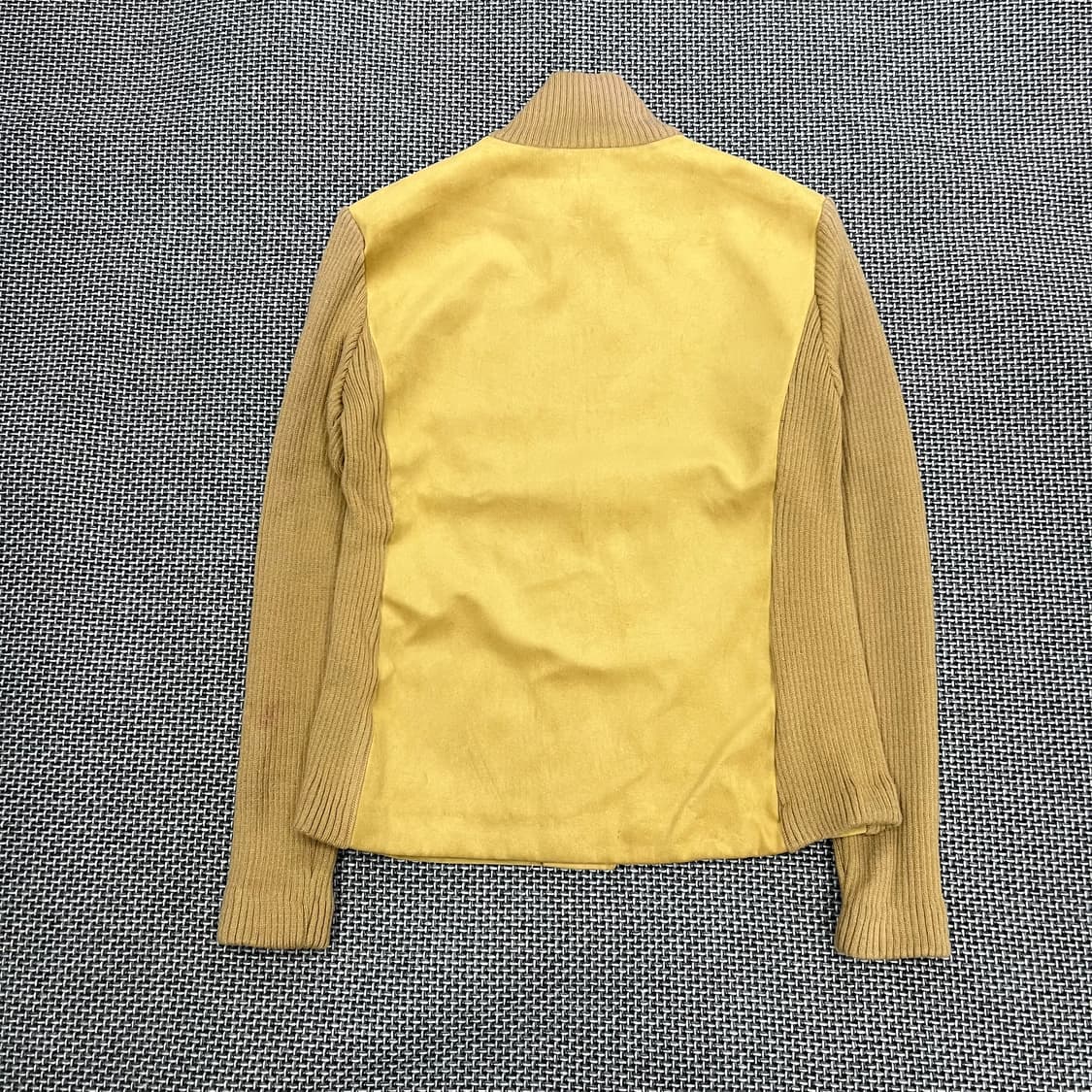 빈티지 스웨이드 패치 골지집업 상품이미지3