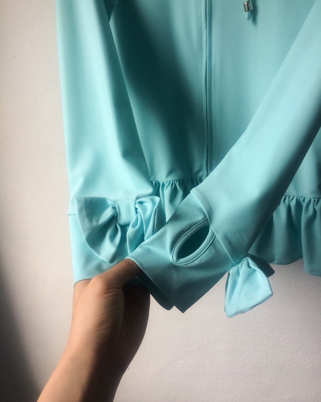 Frill hood zip up 상품이미지5