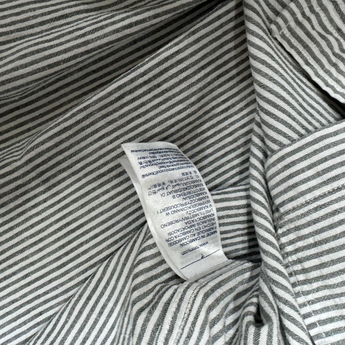 타미 진스 스트라이프셔츠 S사이즈  상품이미지4