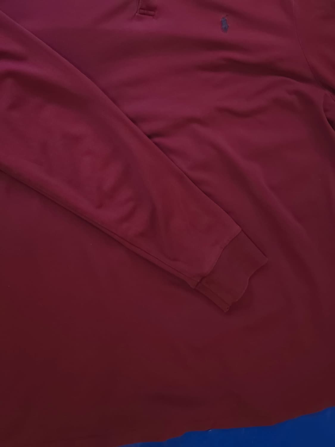 폴로 랄프로렌 카라티 커스텀슬림핏 XL / 와인 , 네이비 포니 상품이미지3