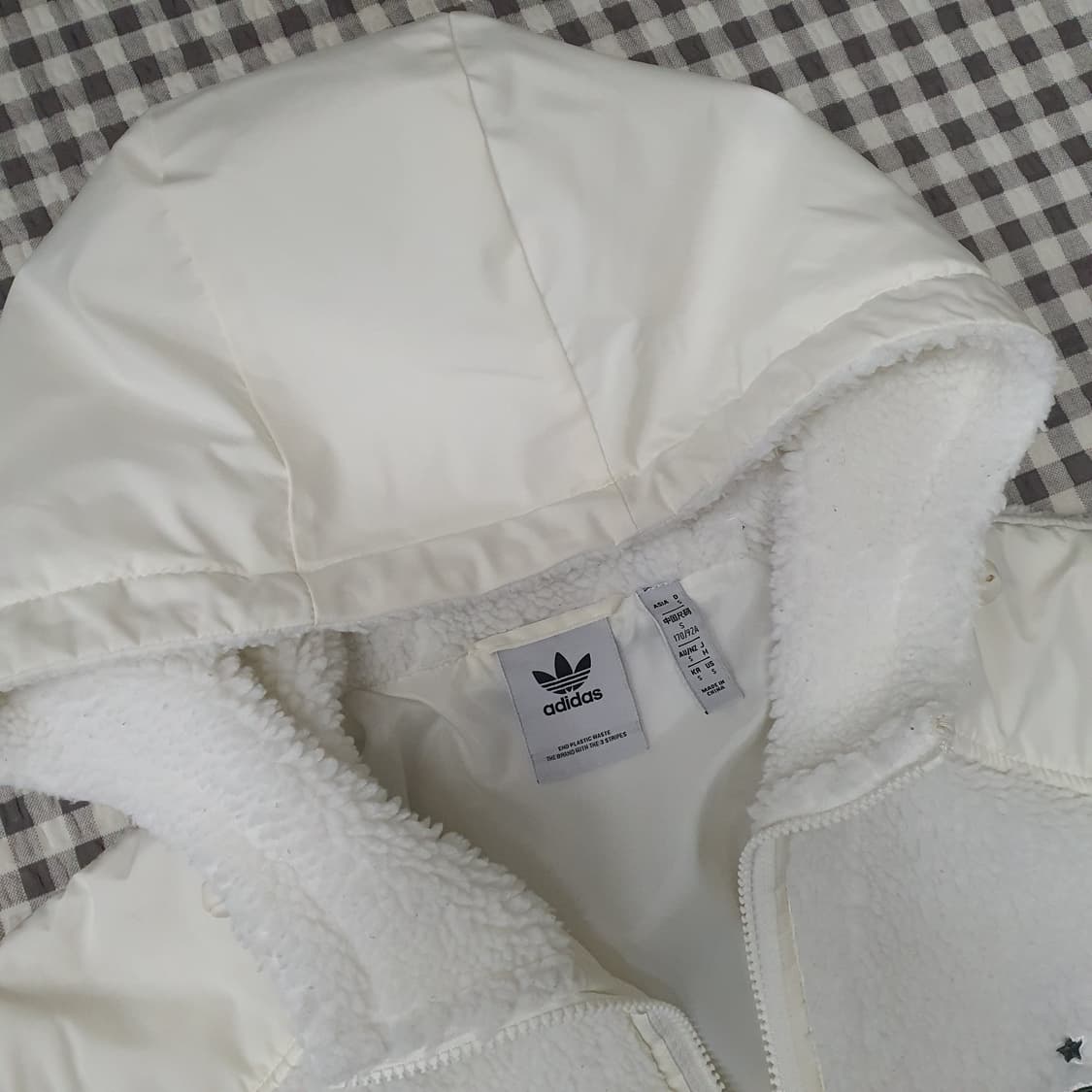 아디다스 쉬르파 간절기 플리츠 후드집업 남자95 상품이미지3
