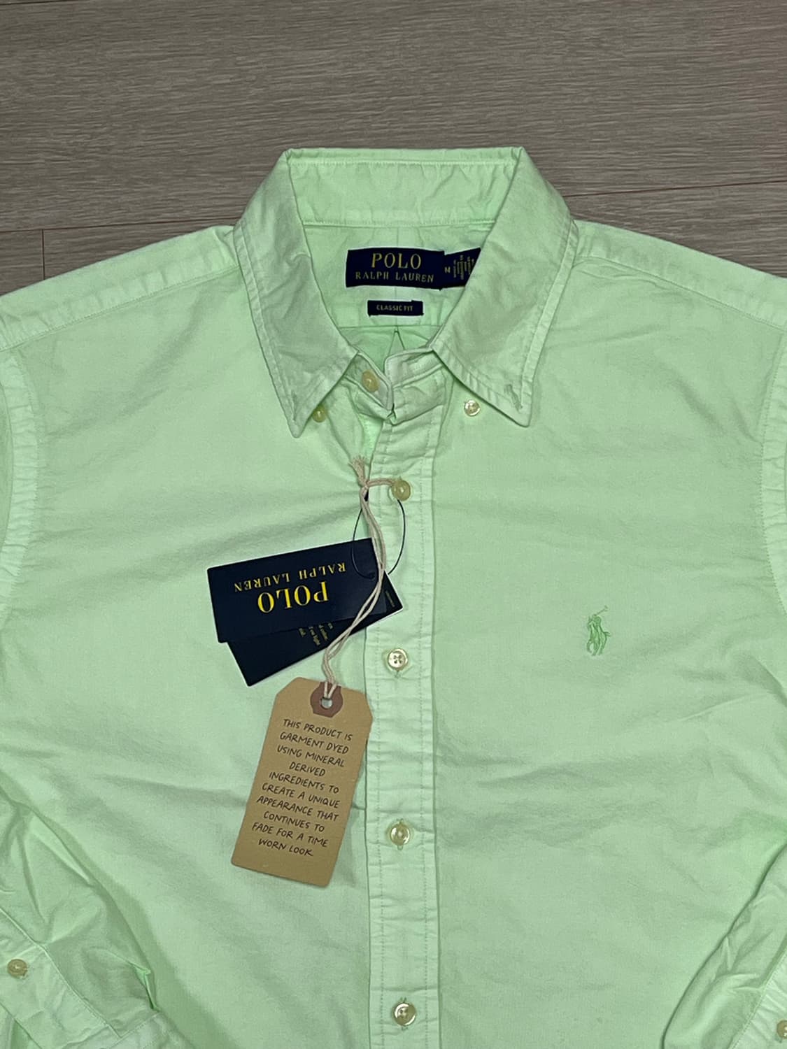 (새상품) 폴로 랄프로렌 가먼트다이 셔츠 상품이미지3