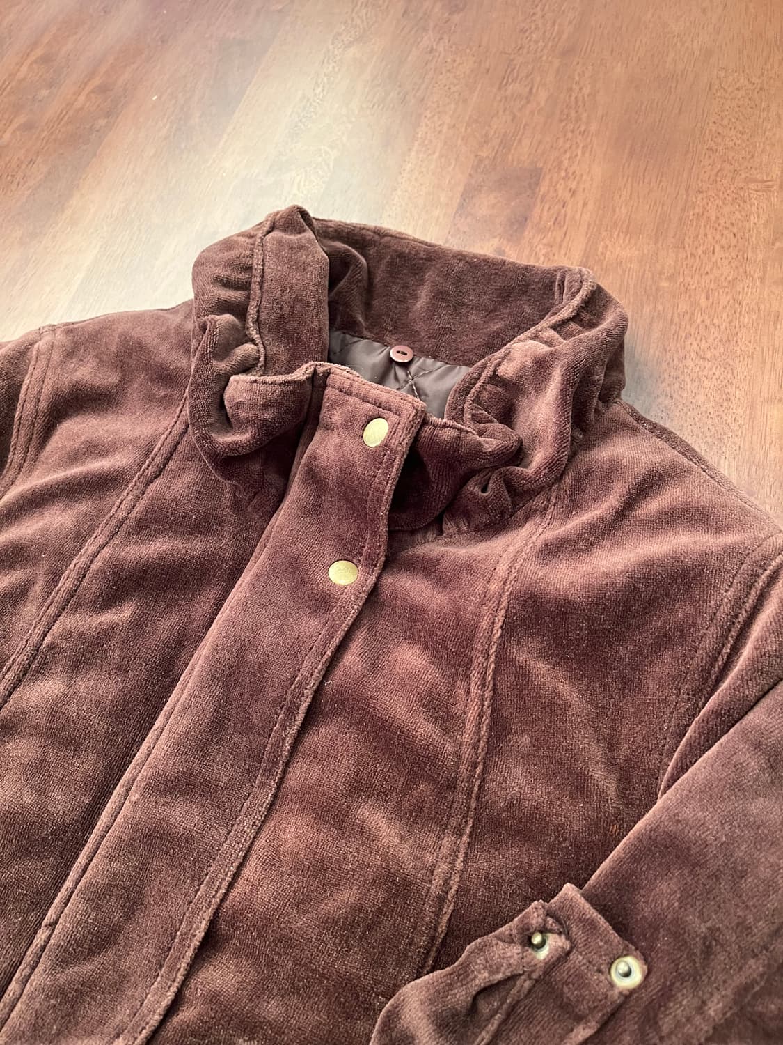 Y2K Velvet Jacket 상품이미지3