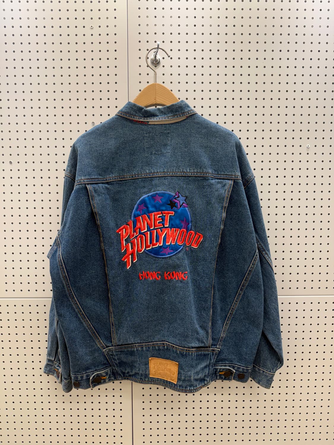 플래닛 할리우드 홍콩 빅로고 데님 자켓 U633 상품이미지3