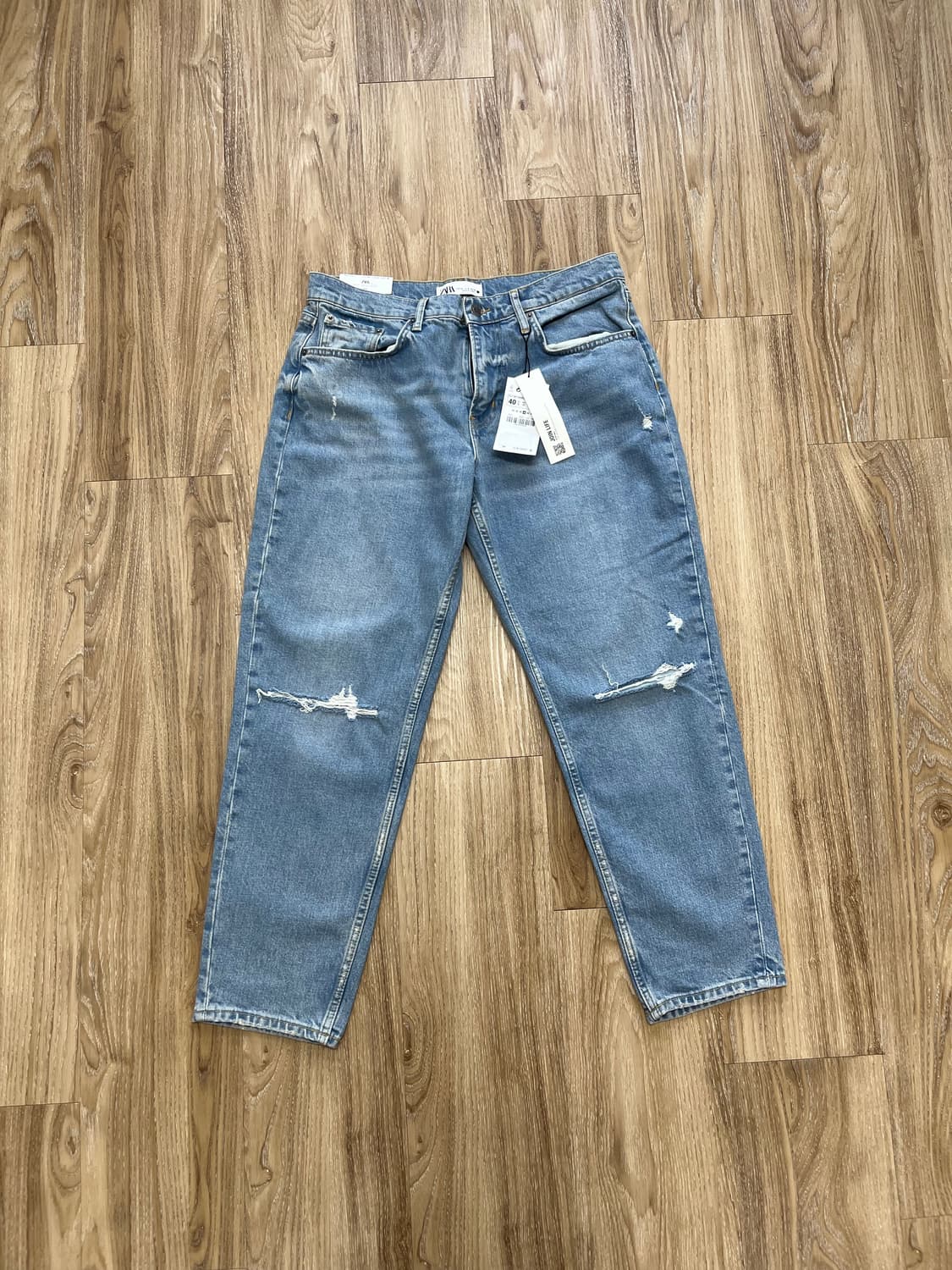 (새상품)자라 디스트레스드 청바지 33 상품이미지1