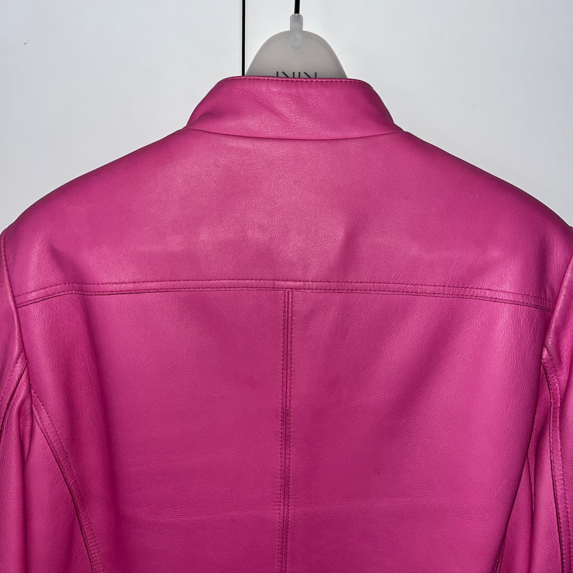 레더자켓 핑크 갸루 상품이미지3