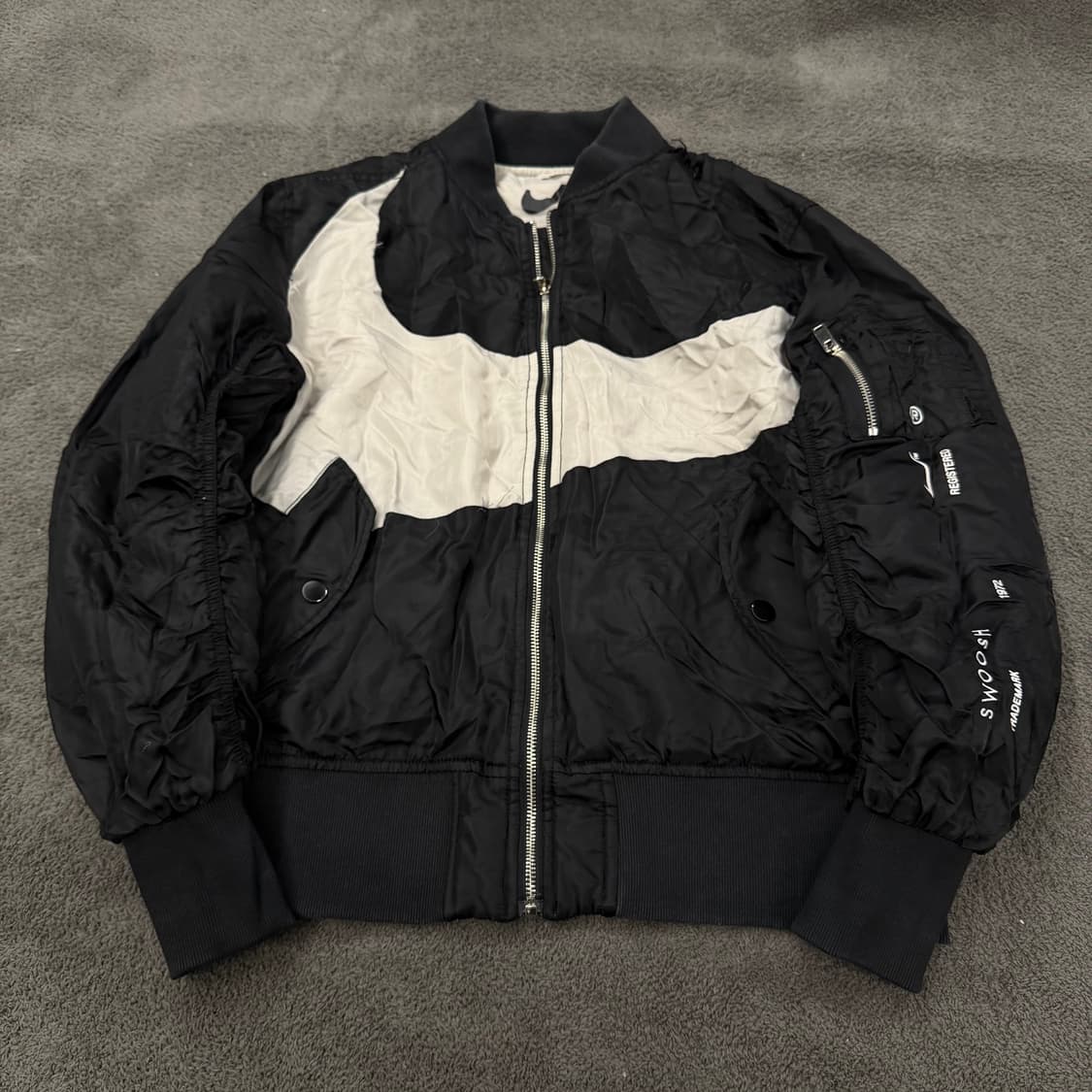 [정품/L] 나이키 NSW 써마핏 빅스우시 리버시블 봄버 자켓 상품이미지2