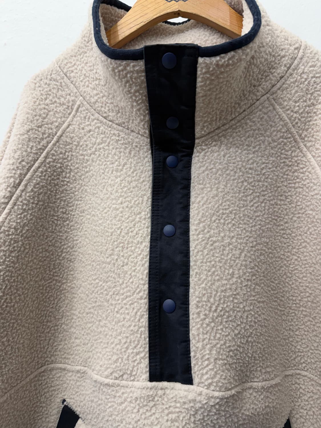 정품) 프리즘웍스 오버사이즈 아노락 후리스 자켓 L 상품이미지4