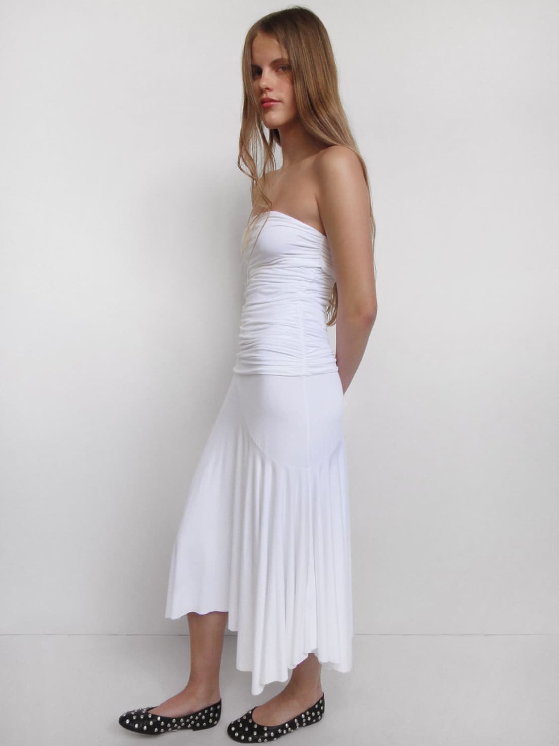 Gimaguas 튜브탑 드레스 화이트 상품이미지2