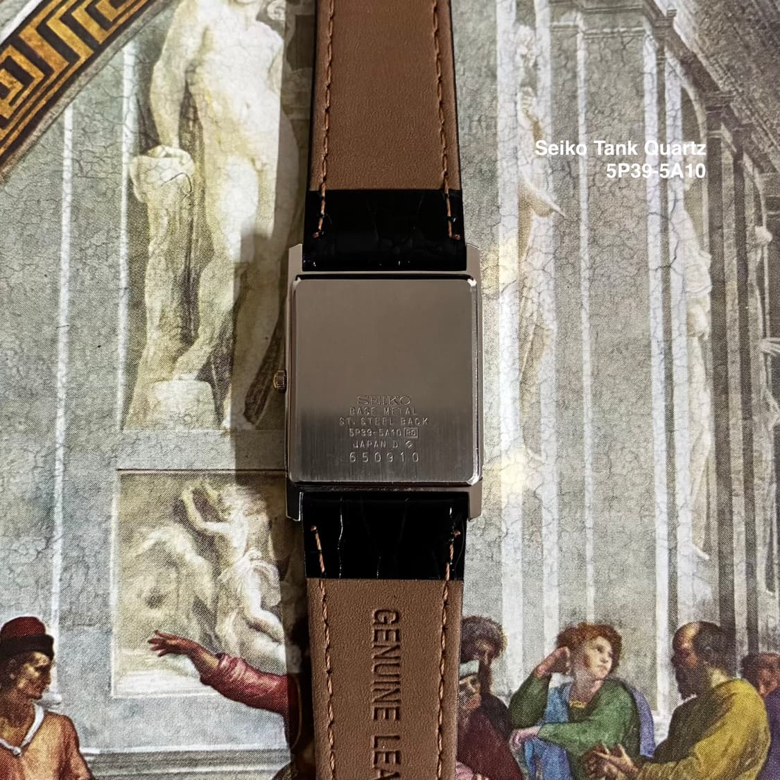 1986s Seiko Roman Tank Quartz 상품이미지8