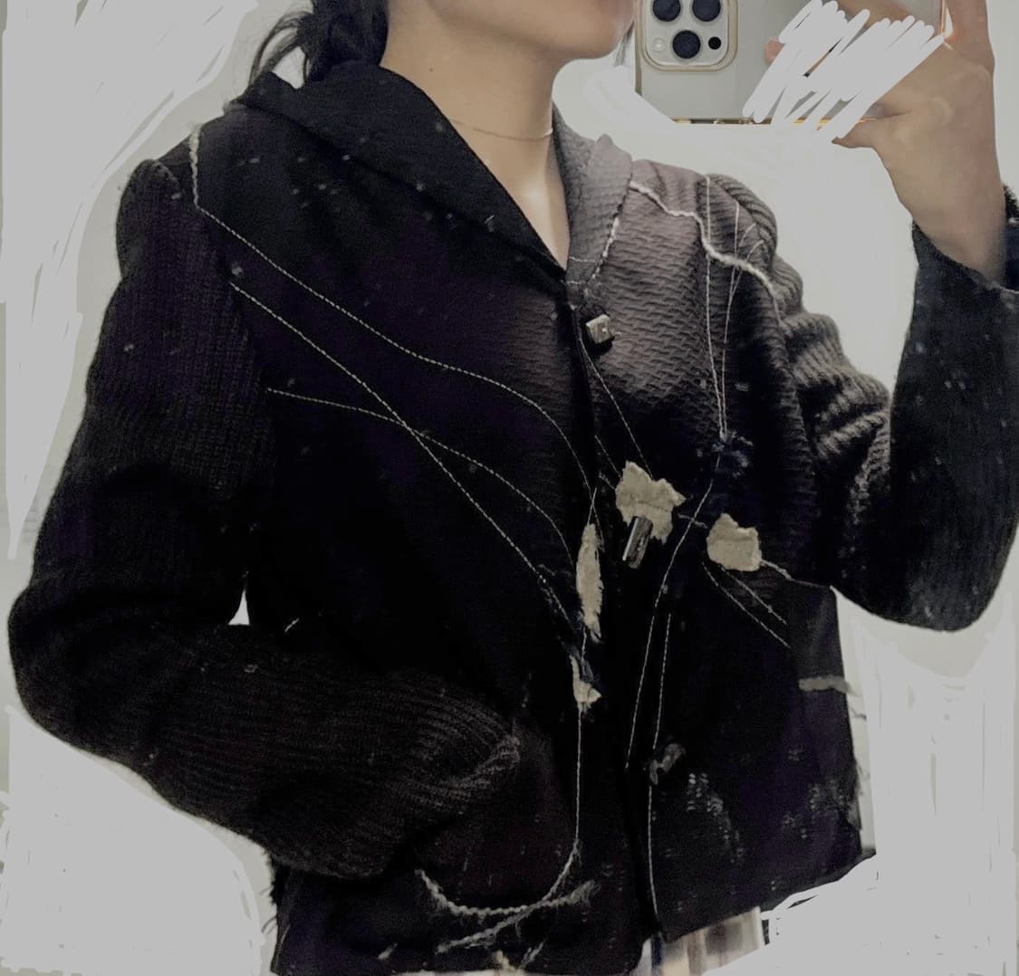 [2/1까지]제니 가르송 스티치 패치워크  후드 재킷 / 아카이브 빈티지 상품이미지2