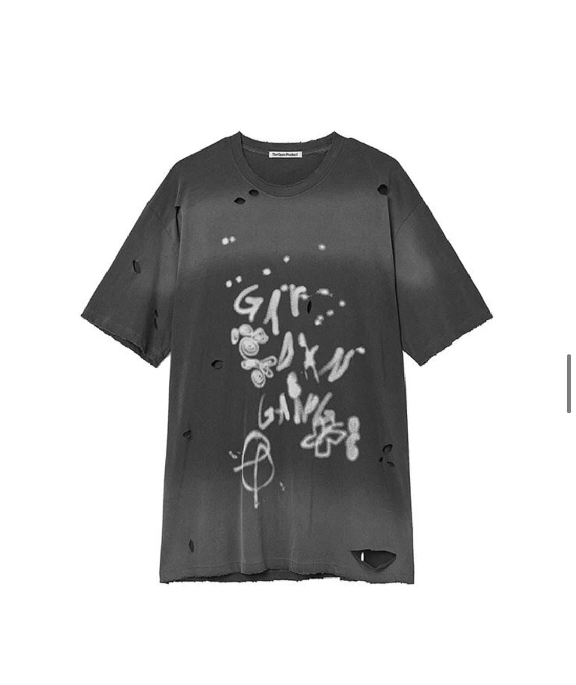(정가89000) 더오픈프로덕트 오픈와이와이 그래피티 그런지 티셔츠 상품이미지5