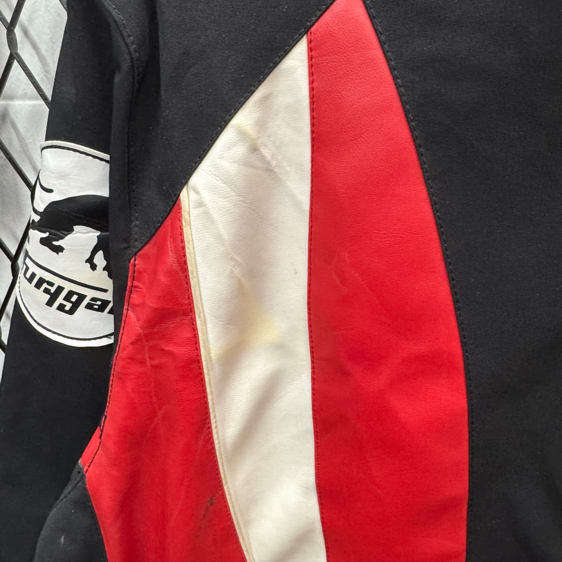 00s 백시큐리티 레이싱자켓 퓨리건 패치 로고 포인트 레드 블랙 상품이미지7