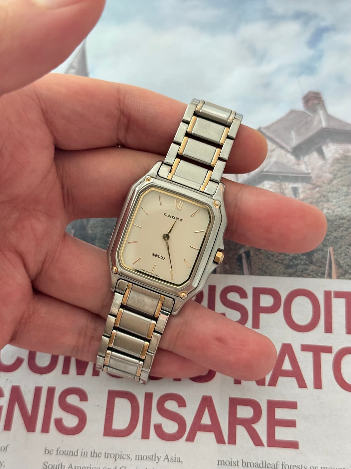 Seiko 세이코 Cadet 스퀘어 콤비 상품이미지5