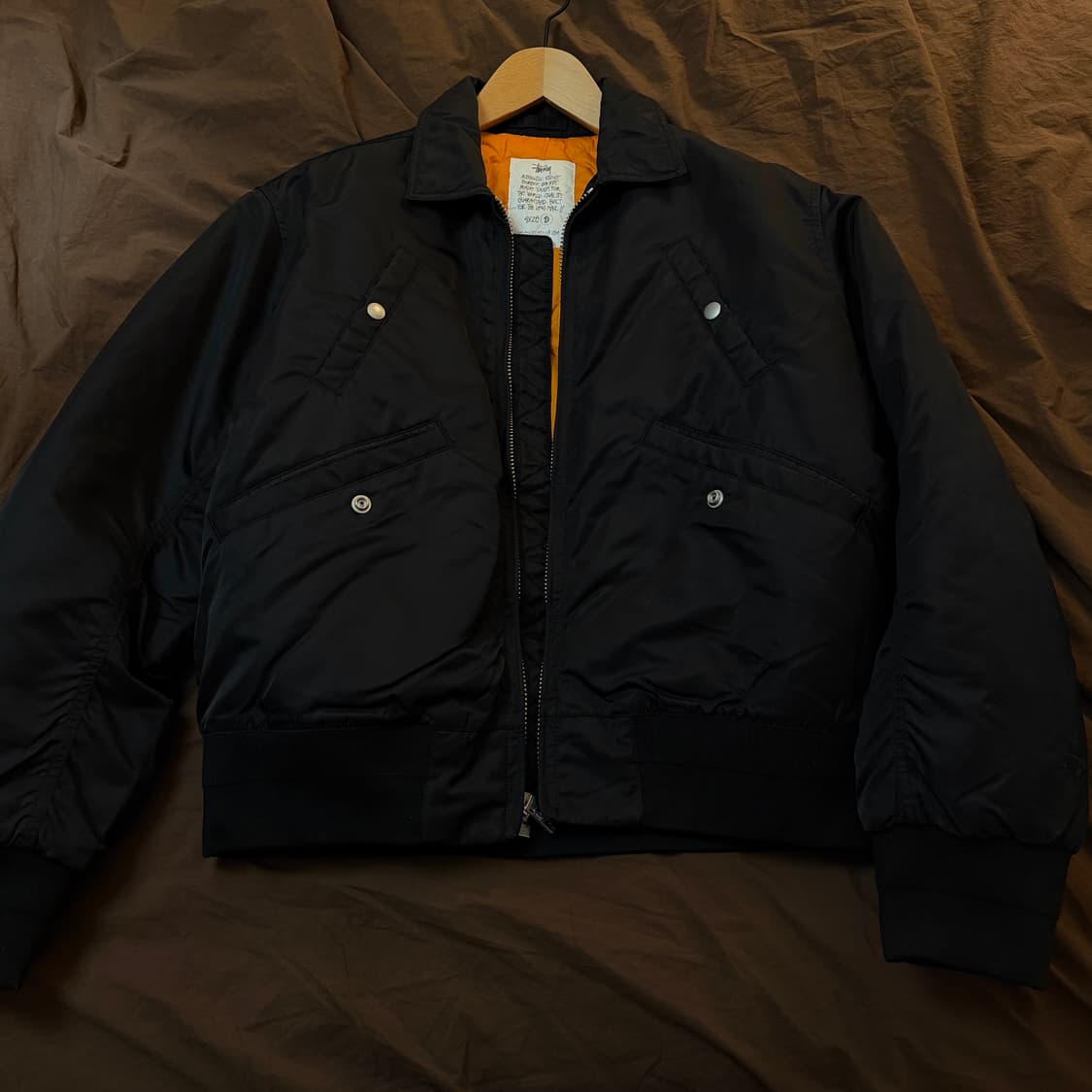 스투시 봄버 flight bomber (사이즈S) 상품이미지2