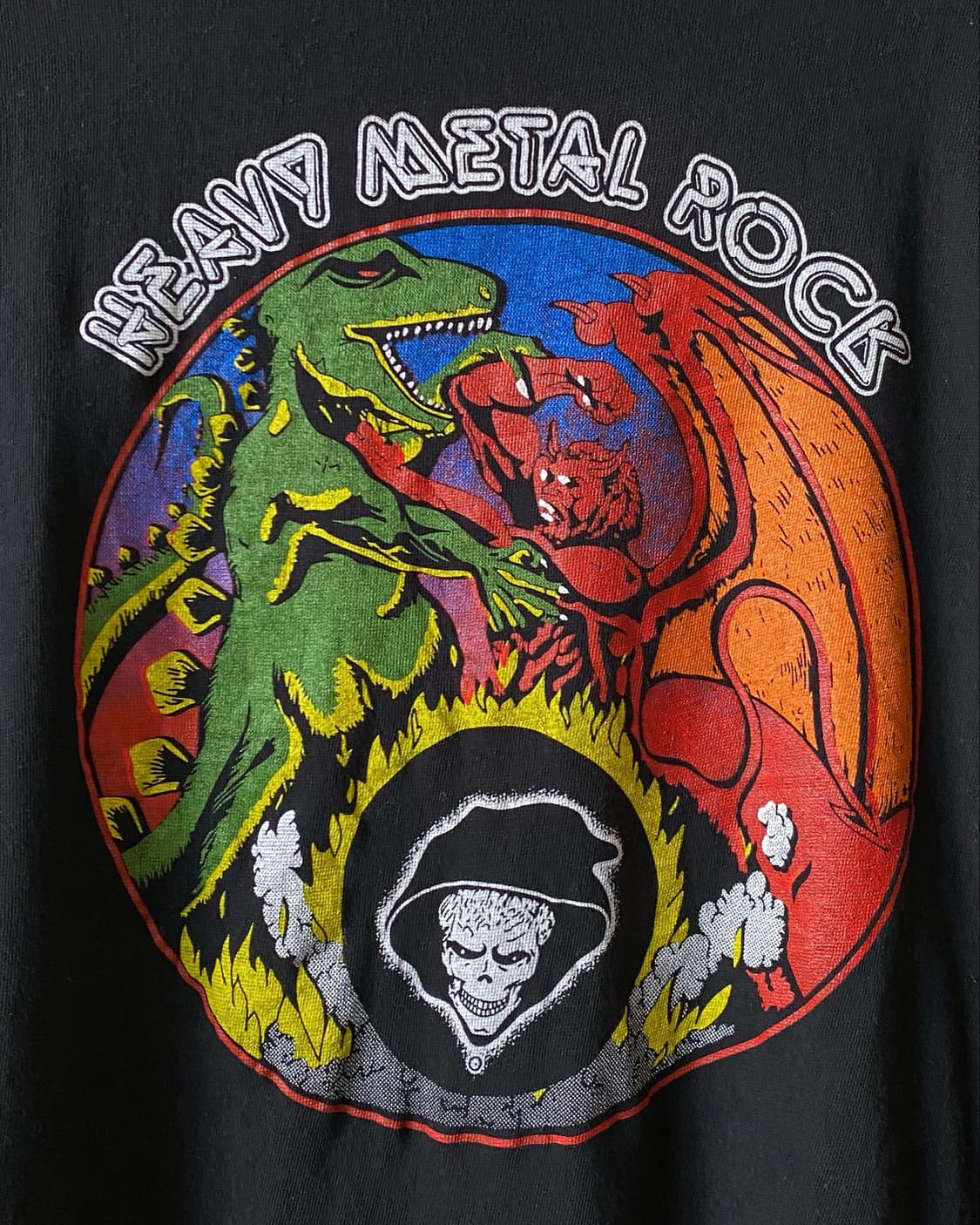 빈티지 HEAVY METAL ROCK 반팔 티셔츠 상품이미지7