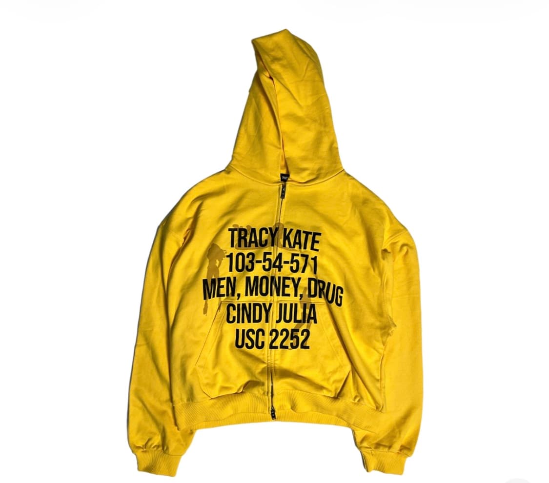 2 파코서플라이 트레이시 집업 후디 후드집업 옐로우 미개봉 판매 상품이미지1