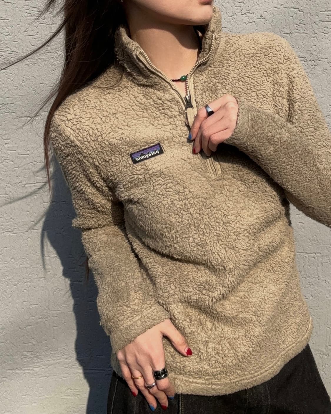 90s vintage Patagonia fleece pullover 상품이미지3