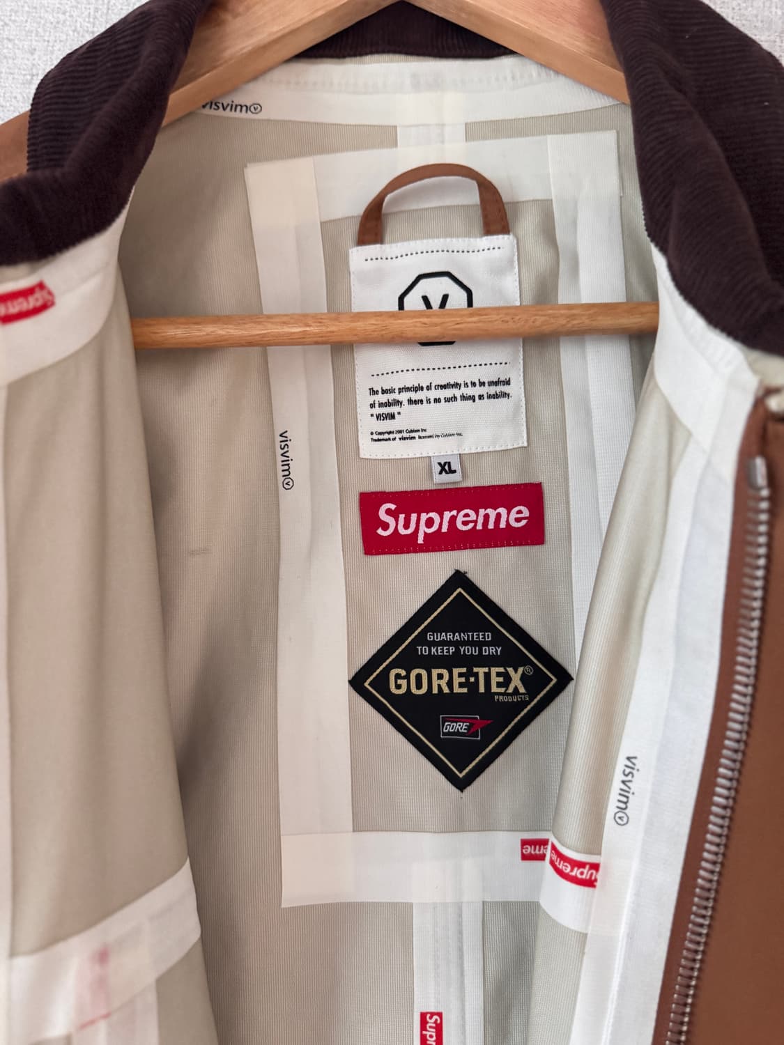 XL) 비즈빔 x 슈프림 콜라보 제품 상품이미지3