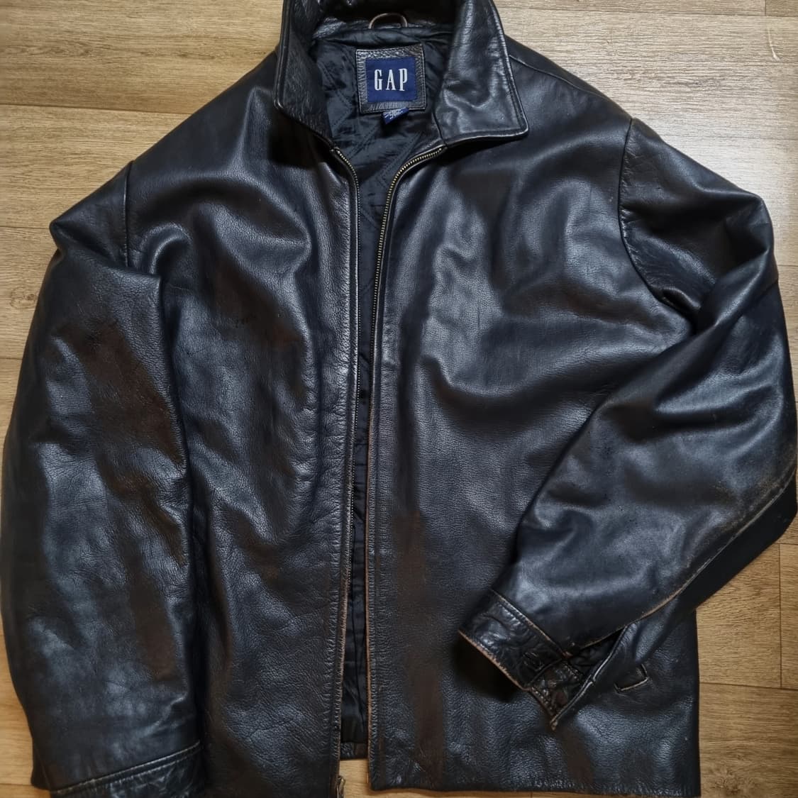 올드갭 브라운 레더자켓 L 상품이미지1