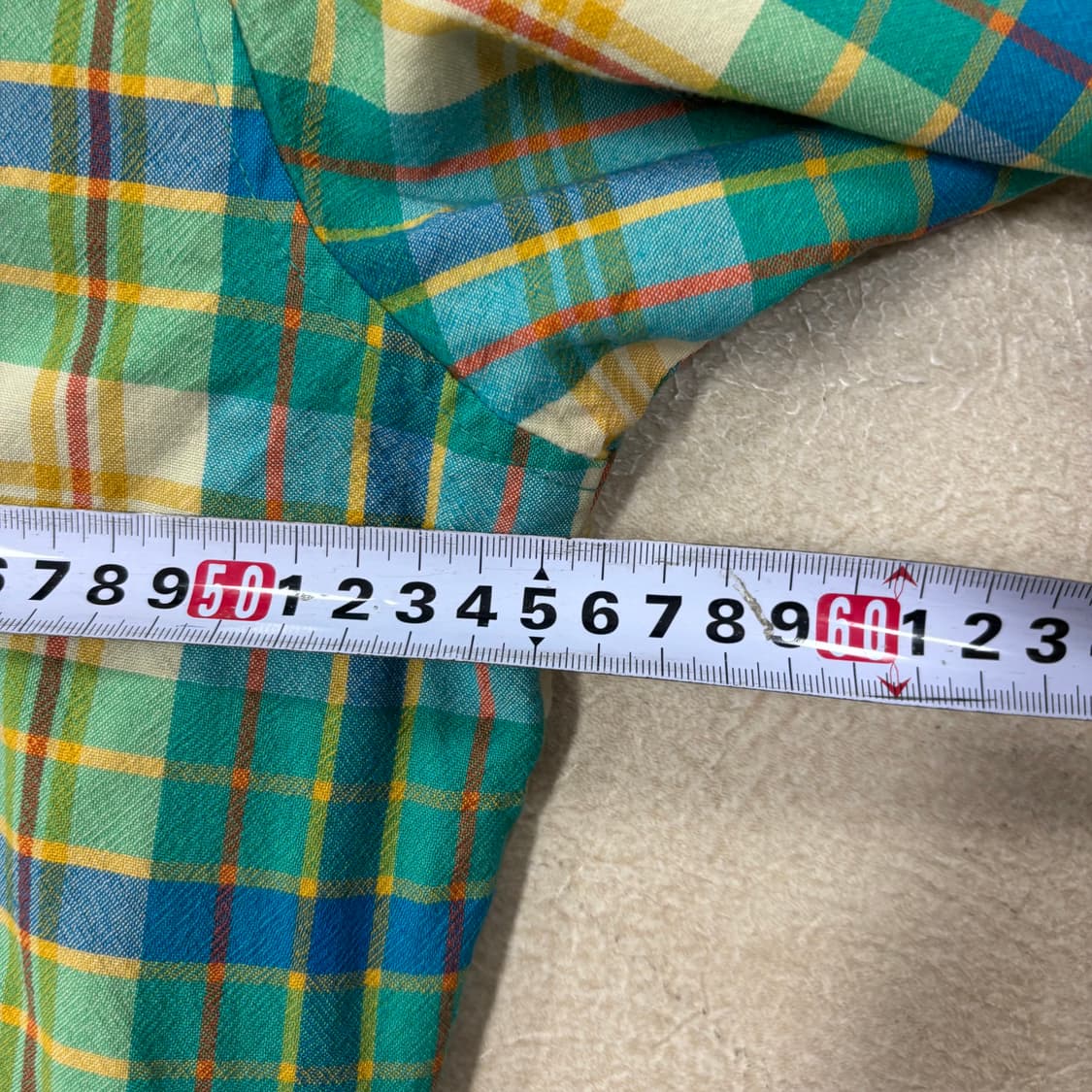 라코스테 체크 패턴 자켓 상품이미지5
