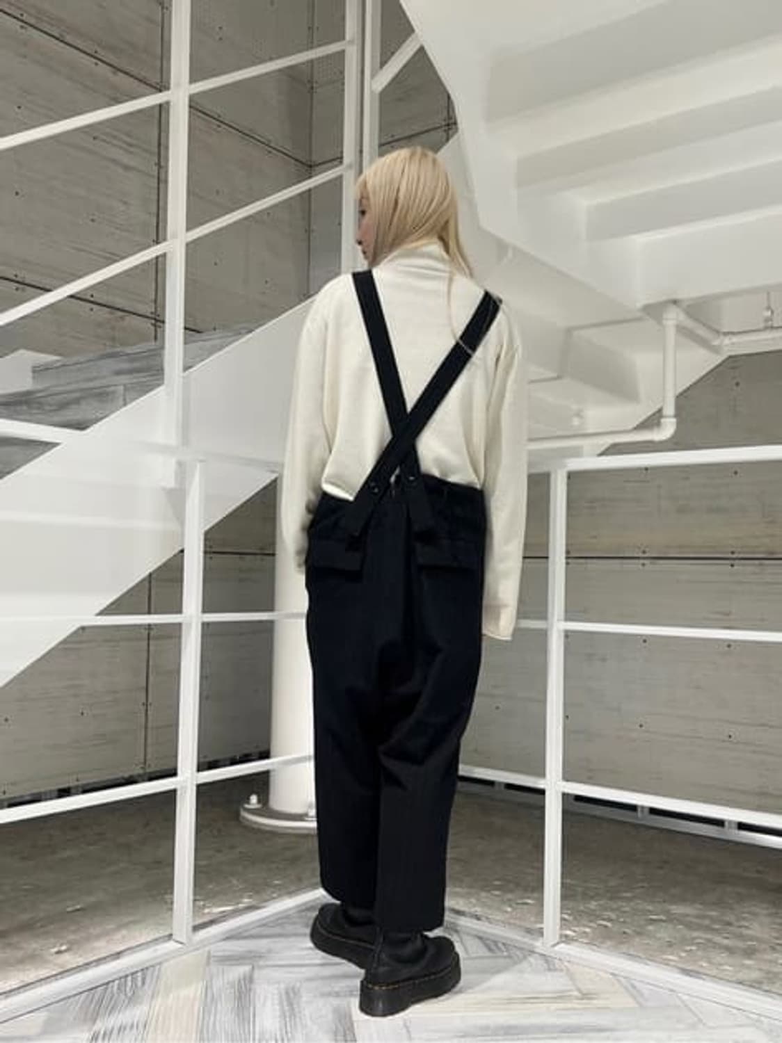 요지야마모토 Y's  울  서스펜더 팬츠 상품이미지3