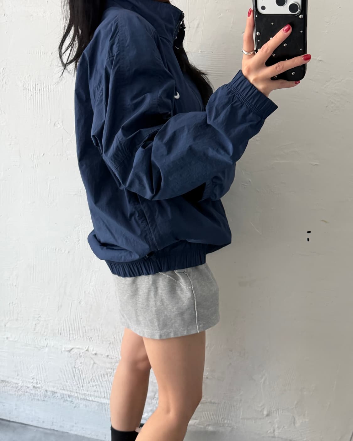 Nike 나이키 NRG 스우시 네이비컬러 바람막이 자켓 상품이미지3