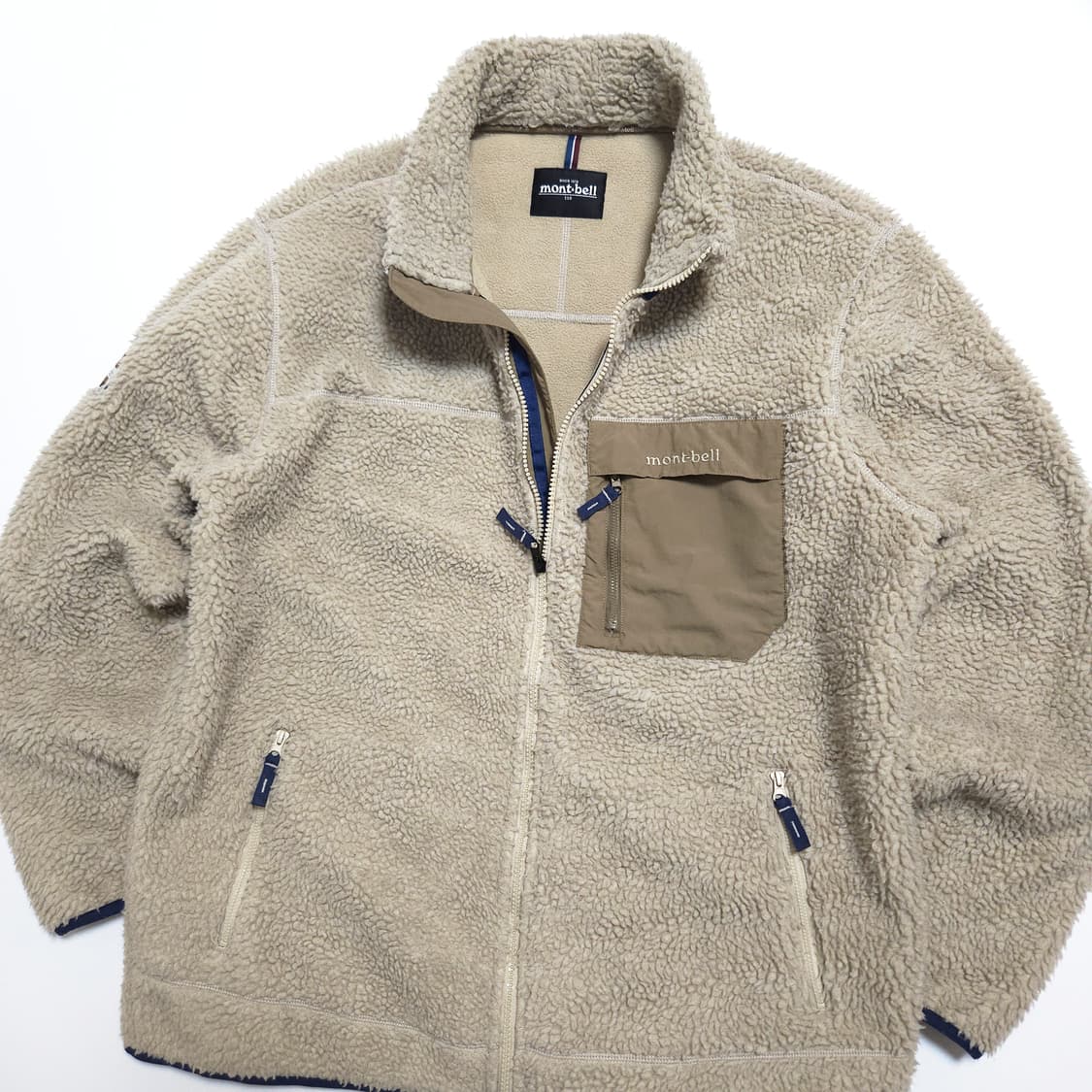 몽벨 Montbell 본딩 플리스 집업 자켓 상품이미지2