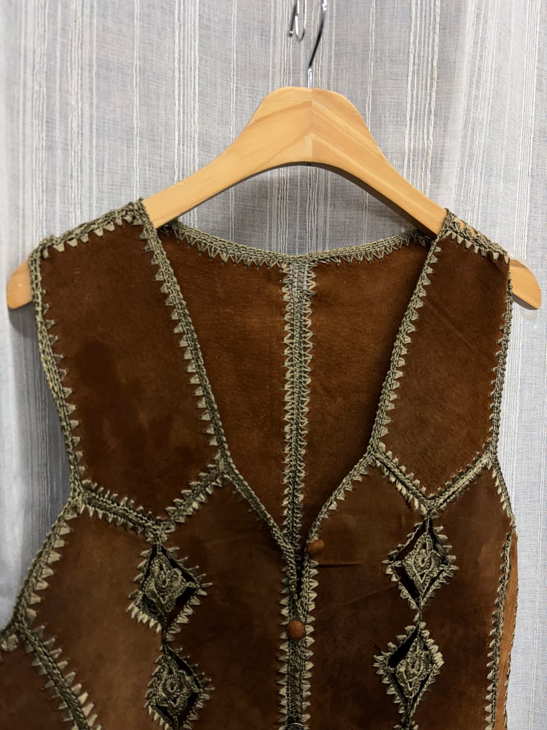 빈티지 웨스턴 레더 베스트 상품이미지2