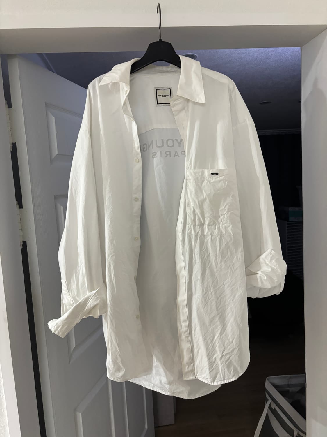 우영미 / 백 로고 셔츠 / 52 110 2xl 상품이미지2