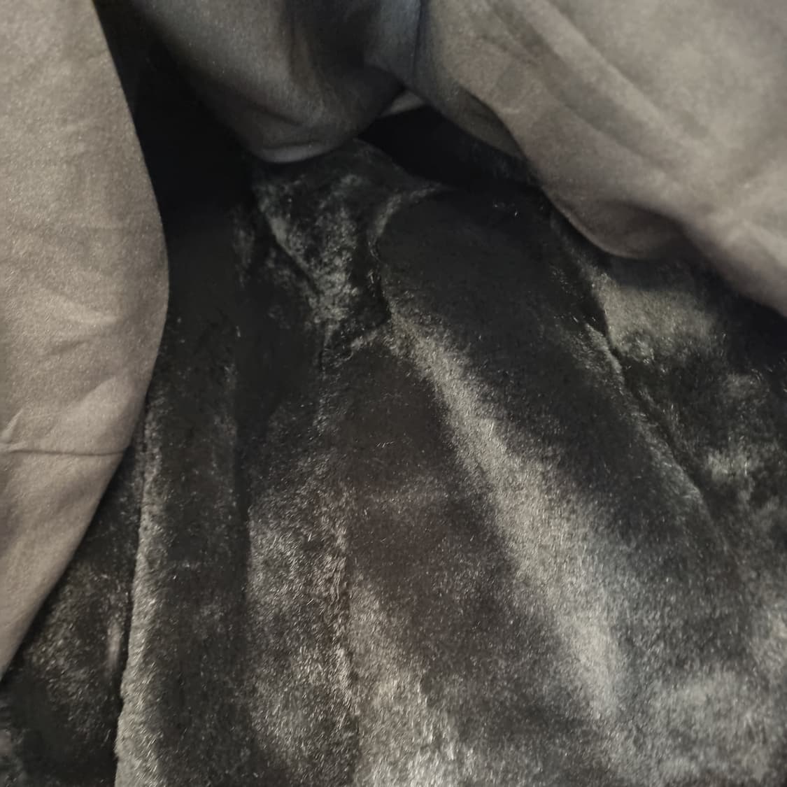 BCBG 블랙 후드 코트 점퍼 상품이미지5