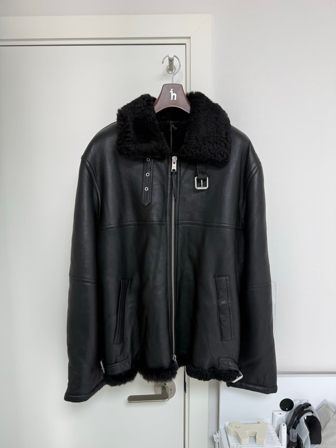 올세인츠 cyprus 시어링 무스탕 L (110) 상품이미지1