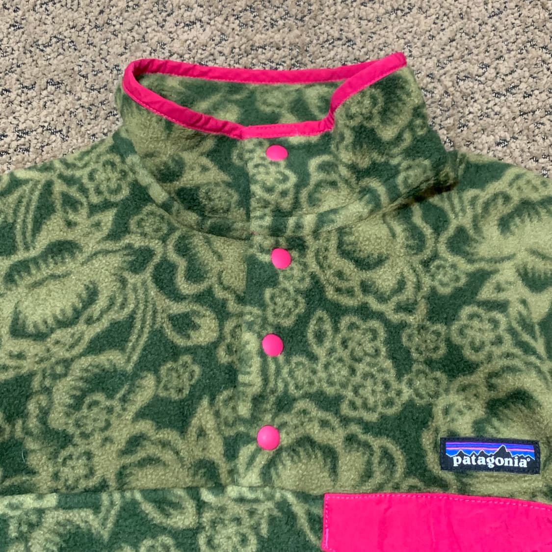 Patagonia 신칠라 플라워 패턴 스냅티 w(s) 상품이미지4