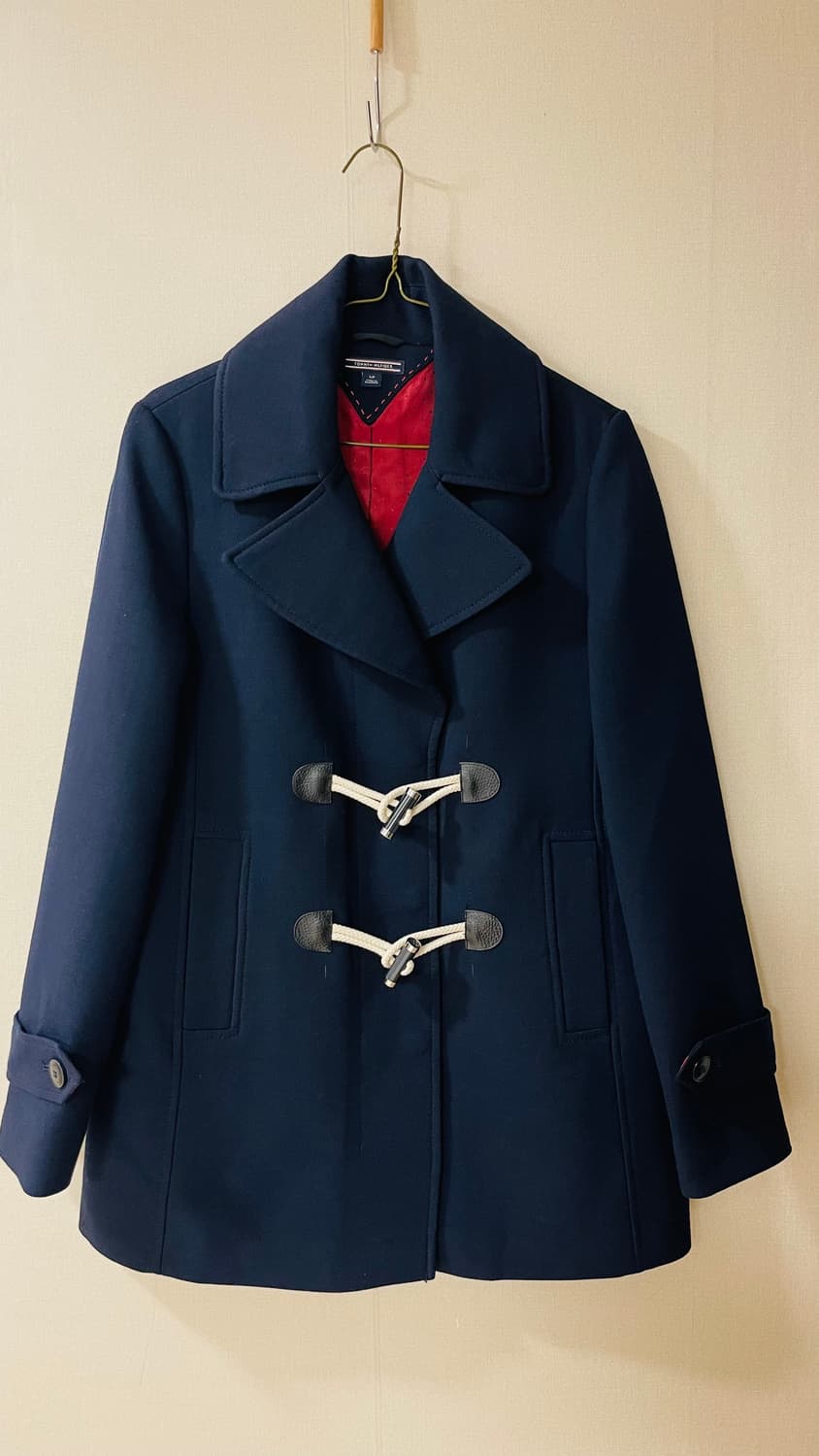 타미힐피거 트레비스 더플 코트 S 네이비 27만원대 구매. 실착 3회 상품이미지9