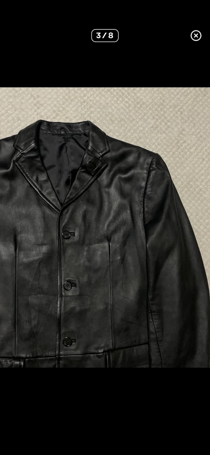 COMME CA DU MODE 꼼 싸 드 모드 웨스턴 모드 레더 카 코트 상품이미지3