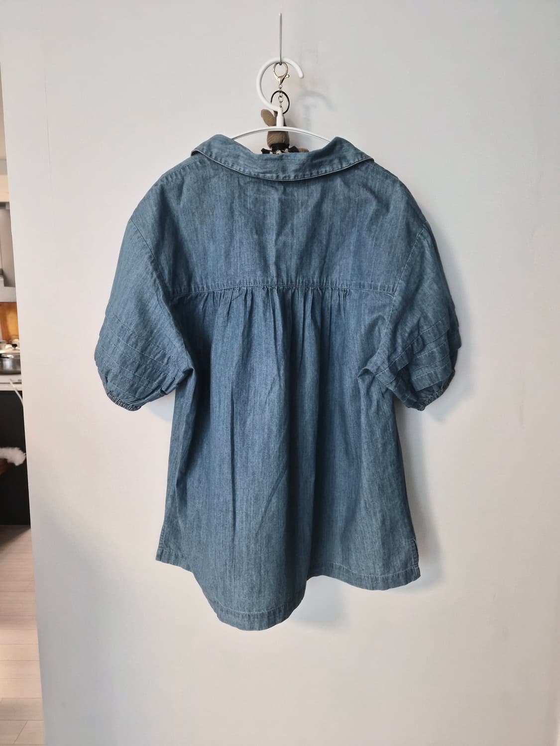 새상품 [LENINA] 르니나 에벨린(EVELYN) 브이넥 데님 셔츠 - 상품이미지7