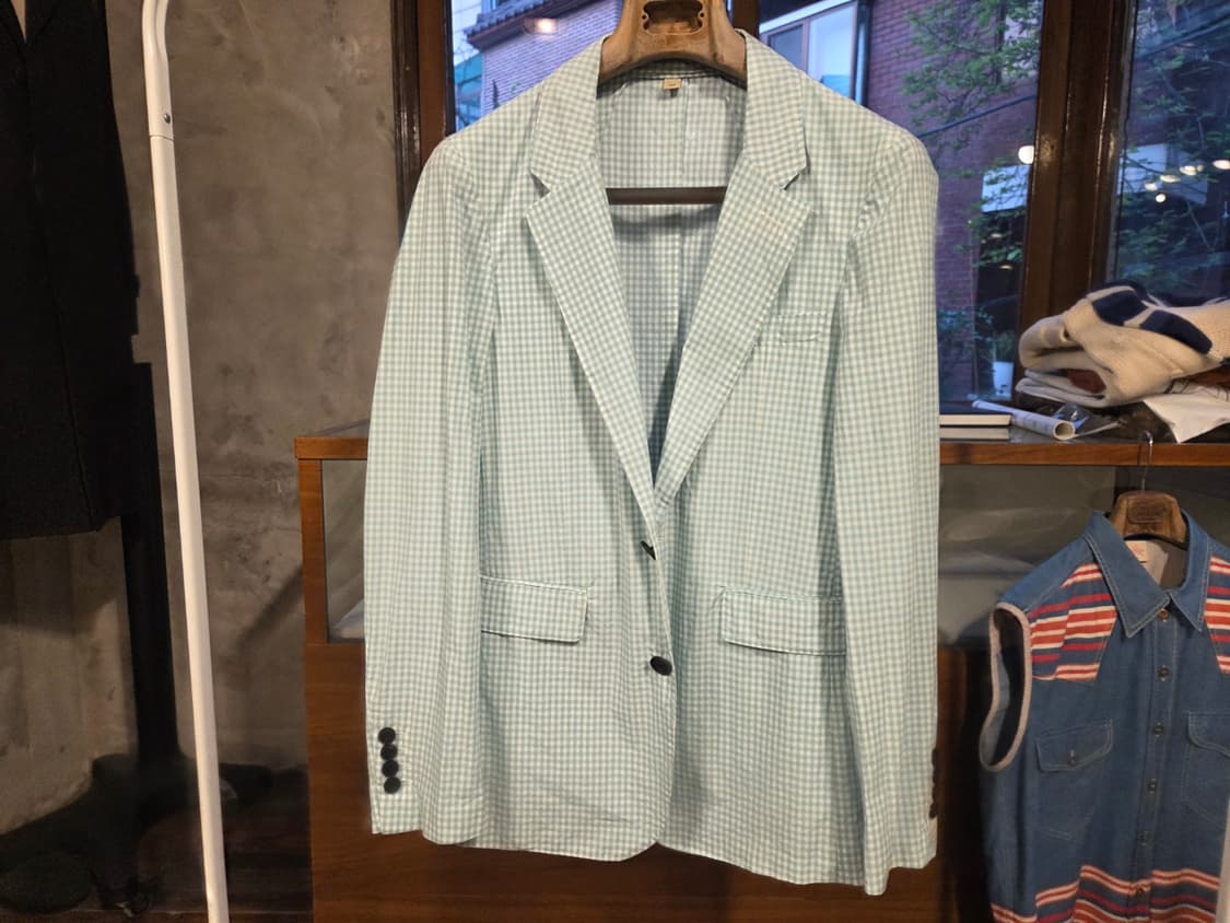 버버리 깅엄패턴 자켓 상품이미지10