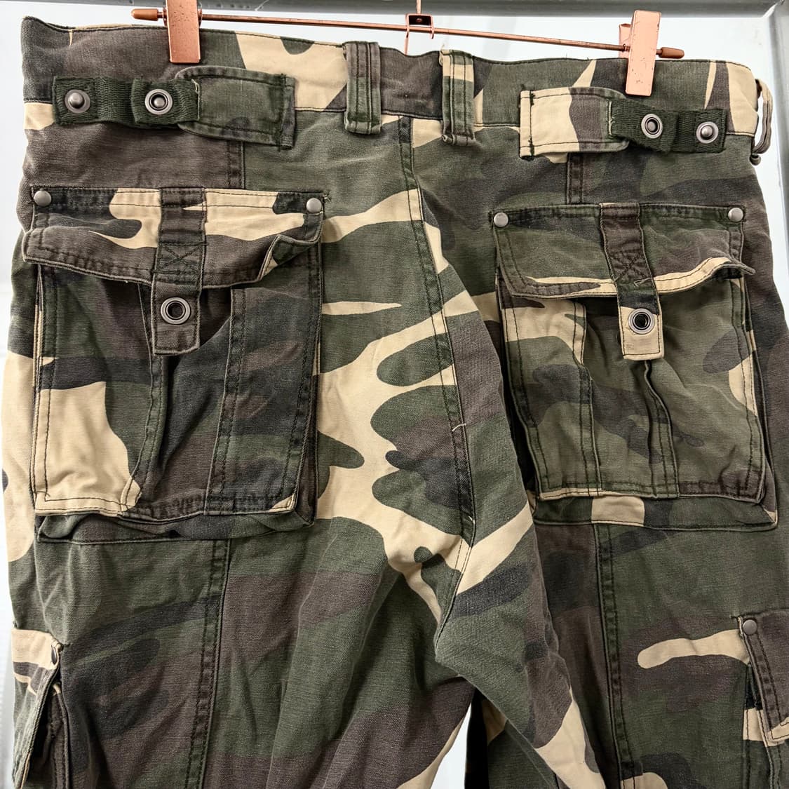 Well Spring 카모 본디지 부츠컷 카고 팬츠 상품이미지7