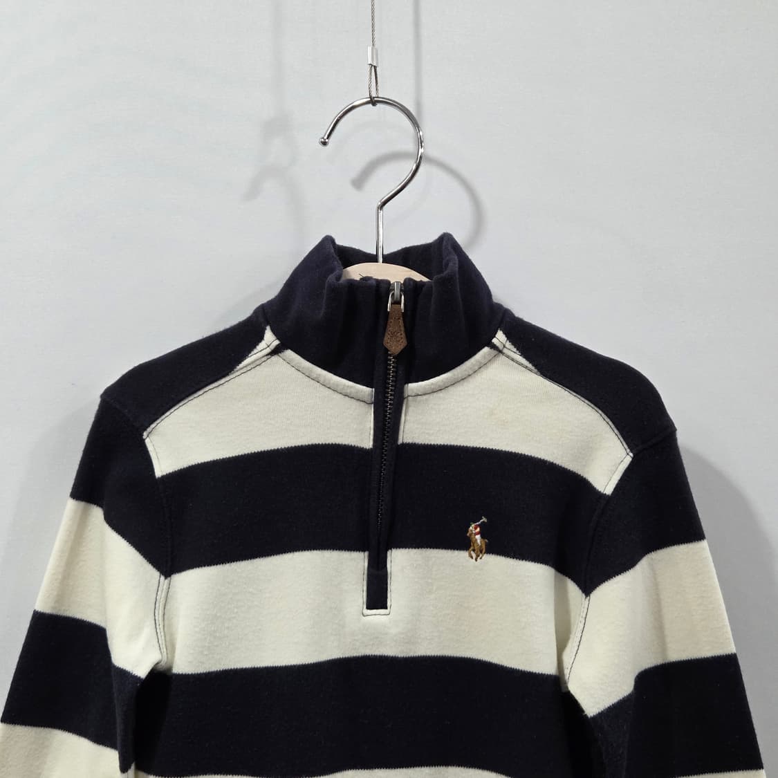 폴로랄프로렌 키즈 풀오버 하프집업 맨투맨 4T  상품이미지2