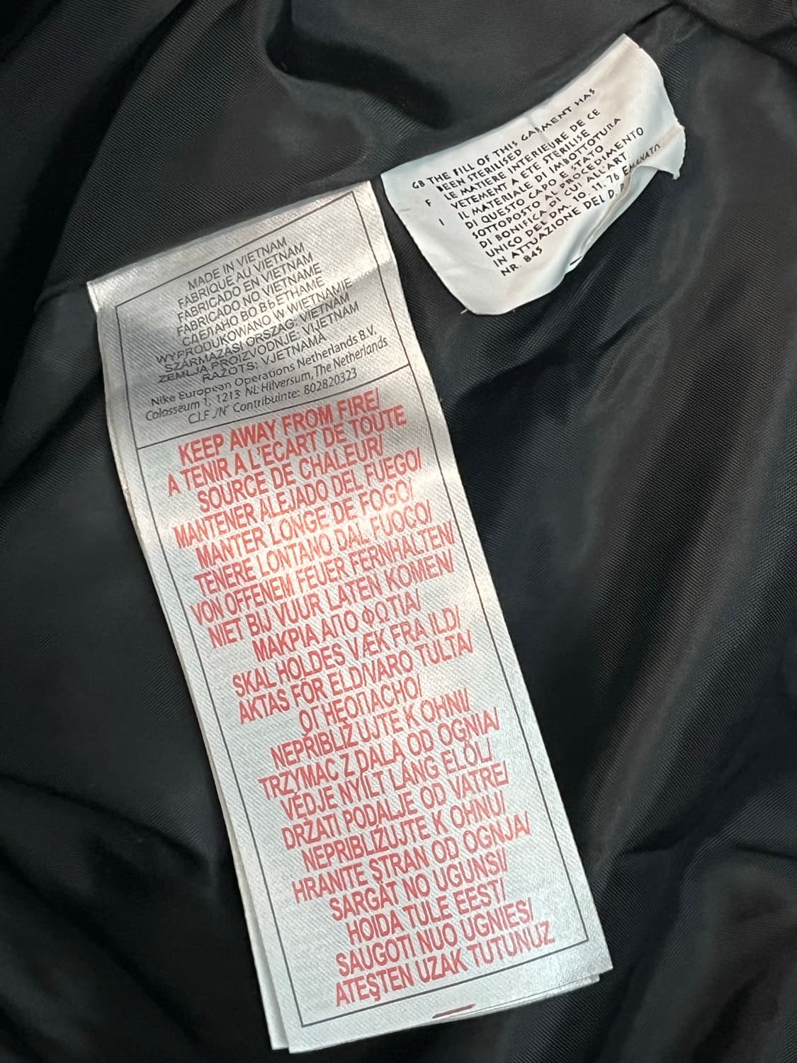 나이키 레트로 맨체스터 유나이티드 블랙 패딩 점퍼 [해외 S] 상품이미지7