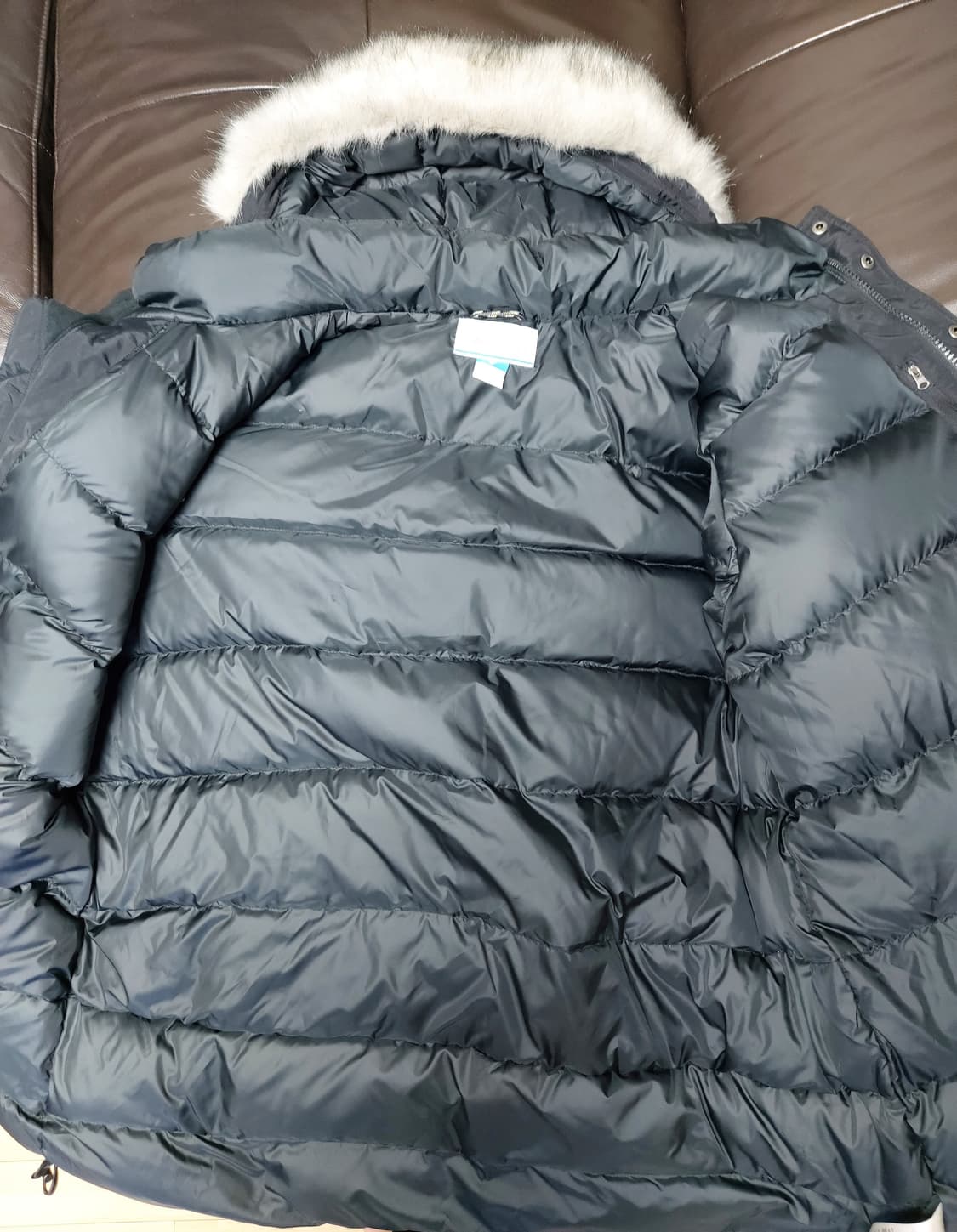 컬럼비아 남성 다운 파카 새상품 (XXL)110~115 상품이미지7