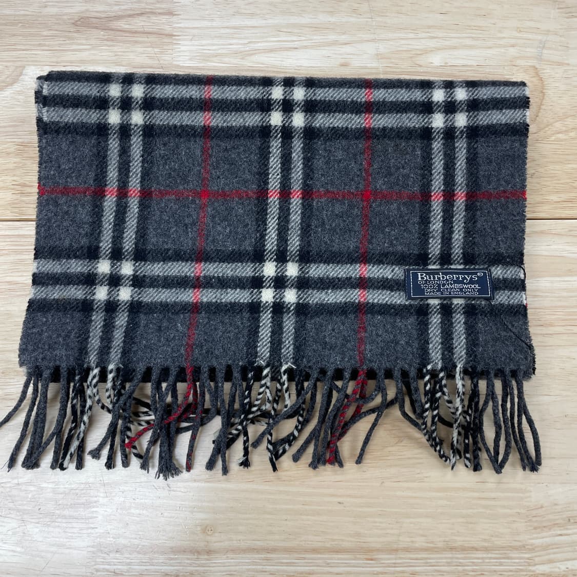 버버리 정품 램스울 머플러 그레이 상품이미지2