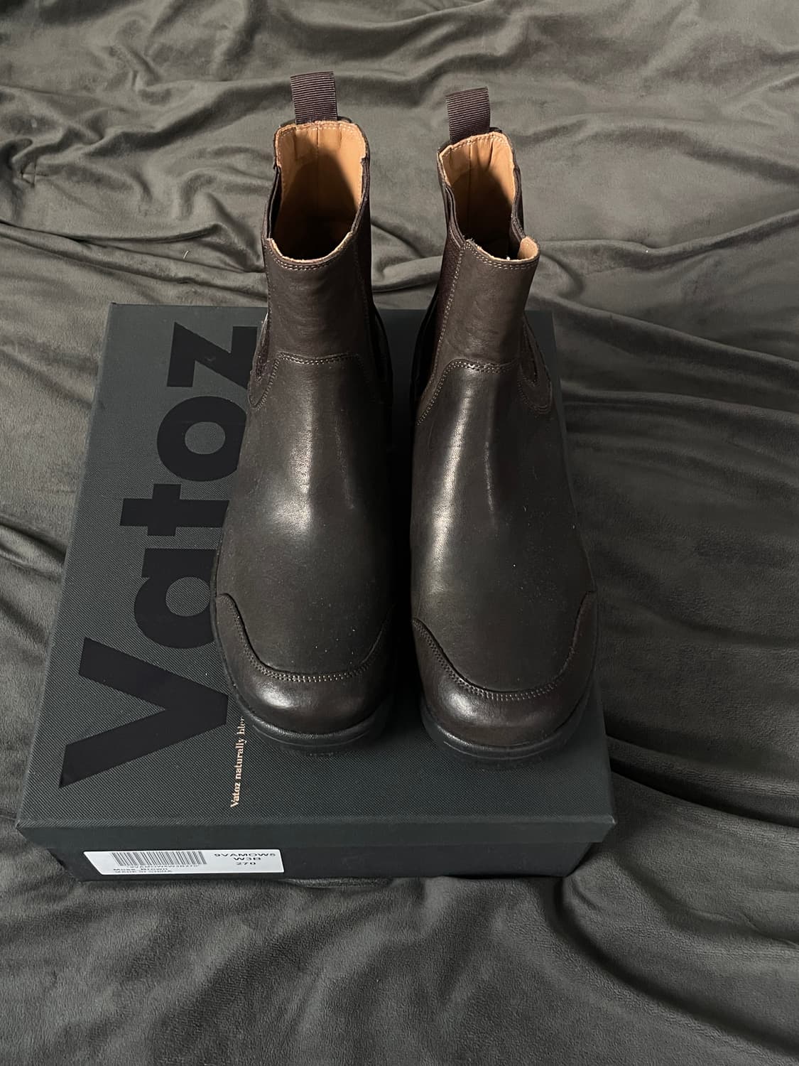 (1회착/박스포함) Vatoz 바토즈 브라운 첼시 부츠 270 상품이미지1