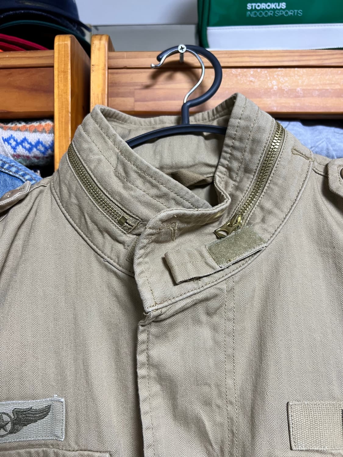 폴로 랄프로렌 M65 필드 자켓 카키 새상품 상품이미지4