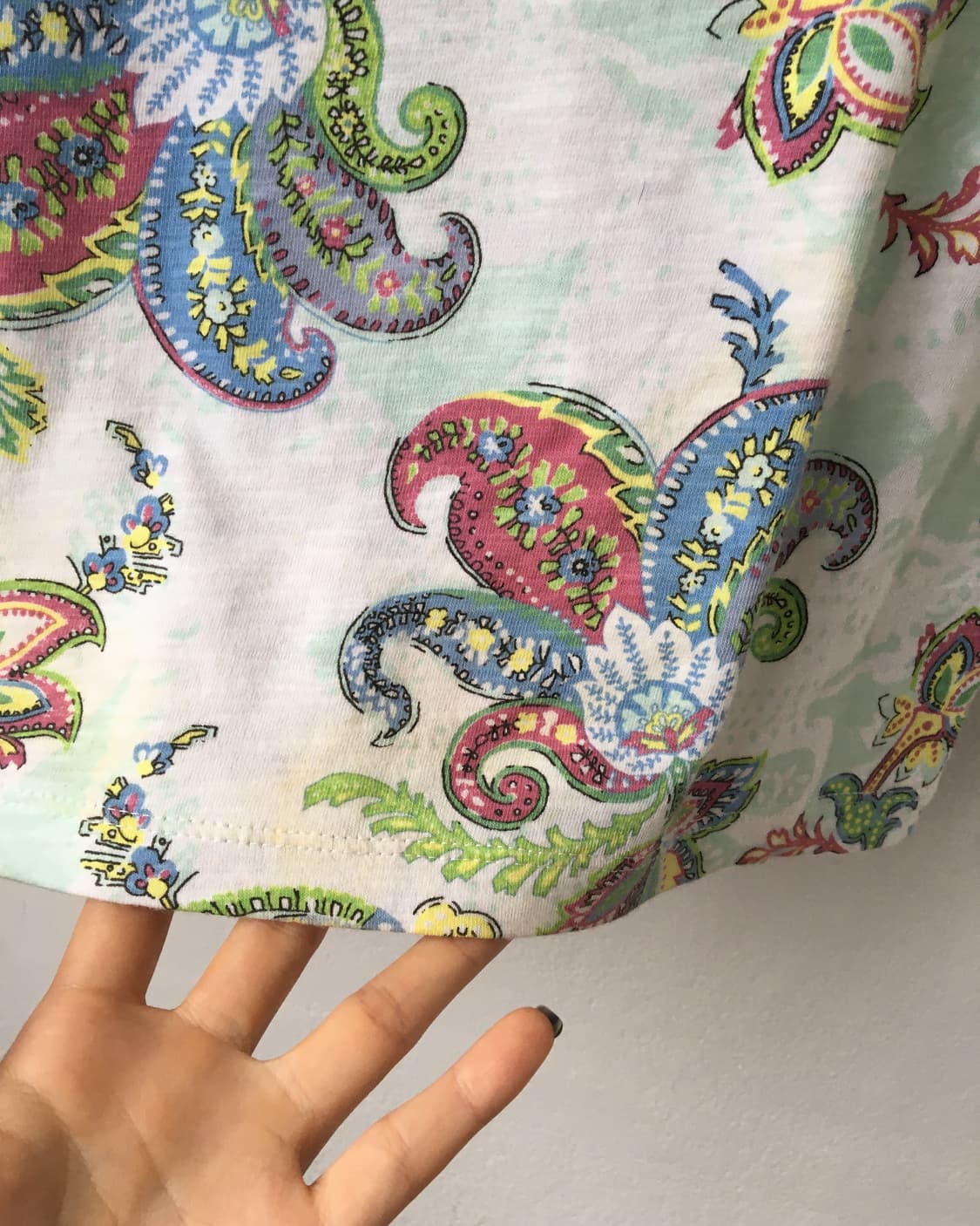 Paisley pattern t shirt 상품이미지4