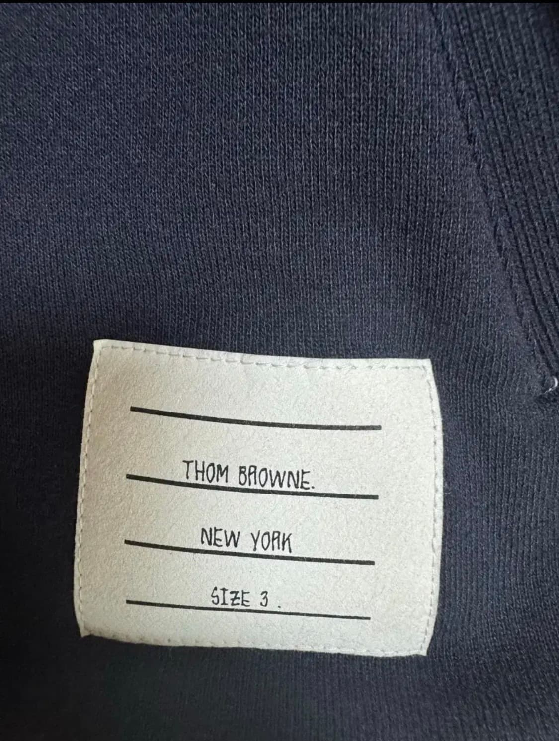 톰브리운 후드집업 네이비 3사이즈 상품이미지3