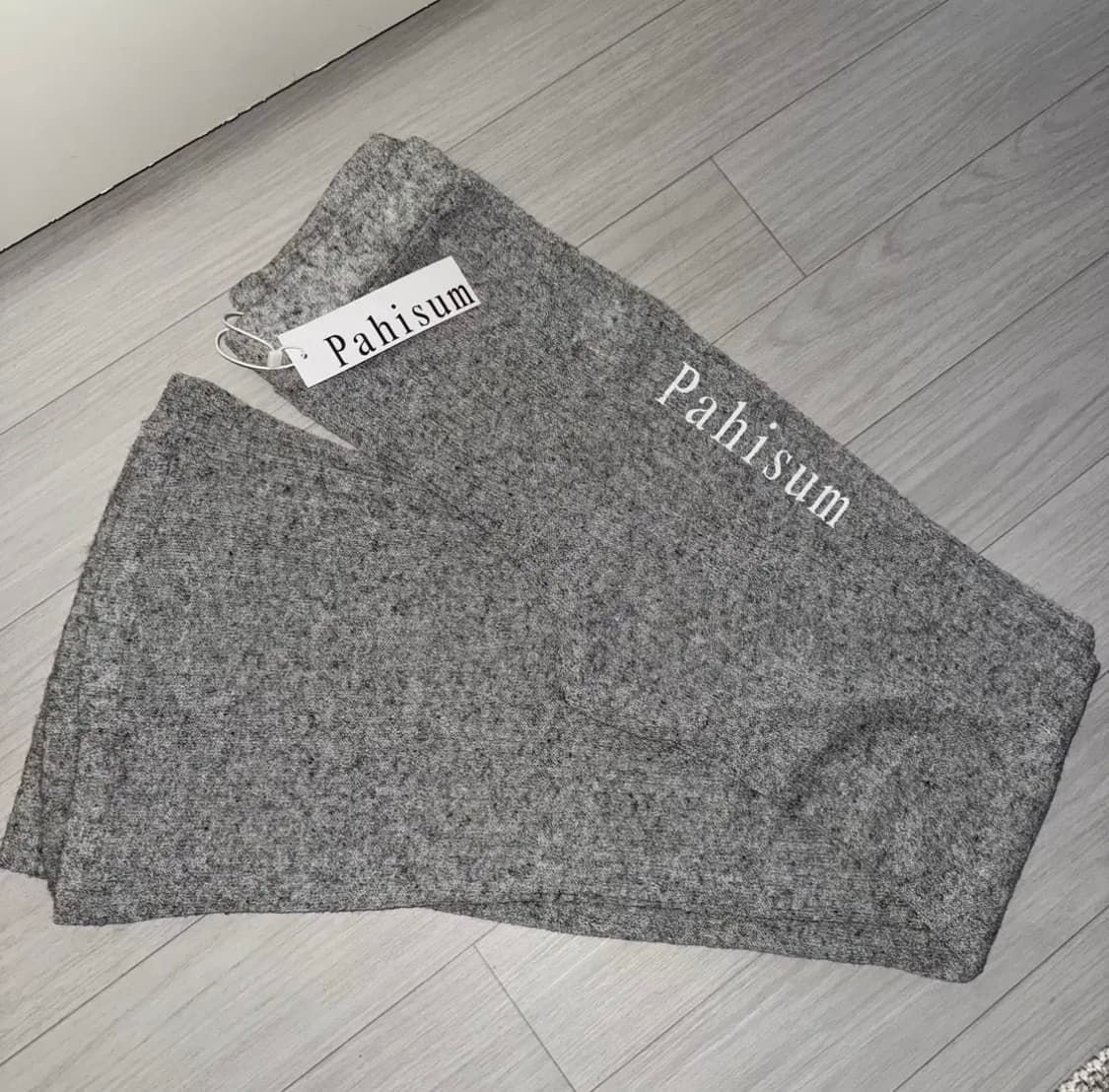 새상품) 파히섬 메쉬 부츠컷 팬츠 라이트그레이 s 상품이미지2